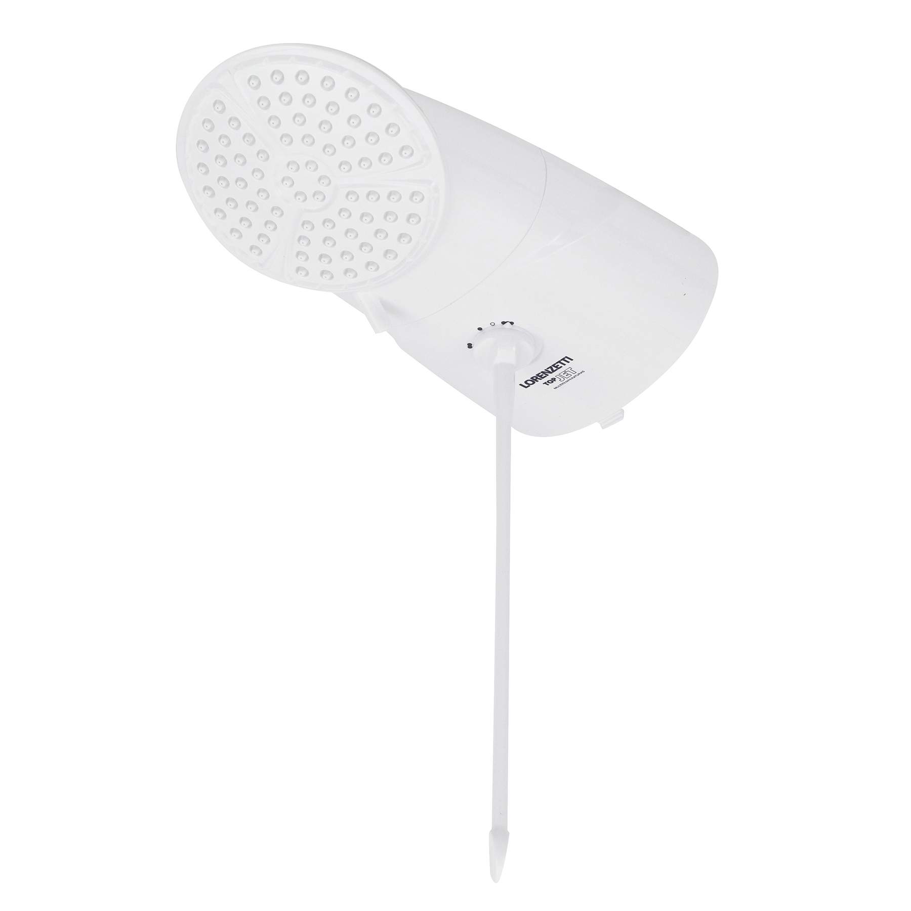 chuveiro_220v_6400w_top_jet_lore Chuveiro Elétrico Multitemperatura 220V 6400w Branco Redondo Top Jet Lorenzetti - Imagem 1