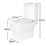 Vaso Sanitário Confort Plus - Caixa Acoplada - Imagem 5