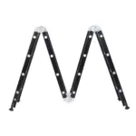 Escada De Aluminio Multifuncion 4x4 16 Degraus Black Edition - Imagem 3