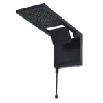 Chuveiro Elétrico Eletrônico 220V 7800w Preto Fosco Quadrado Acqua Duo Ultra Lorenzetti