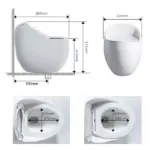 Vaso Sanitário Caixa Acoplada (monobloco) White Pearl - Imagem 4