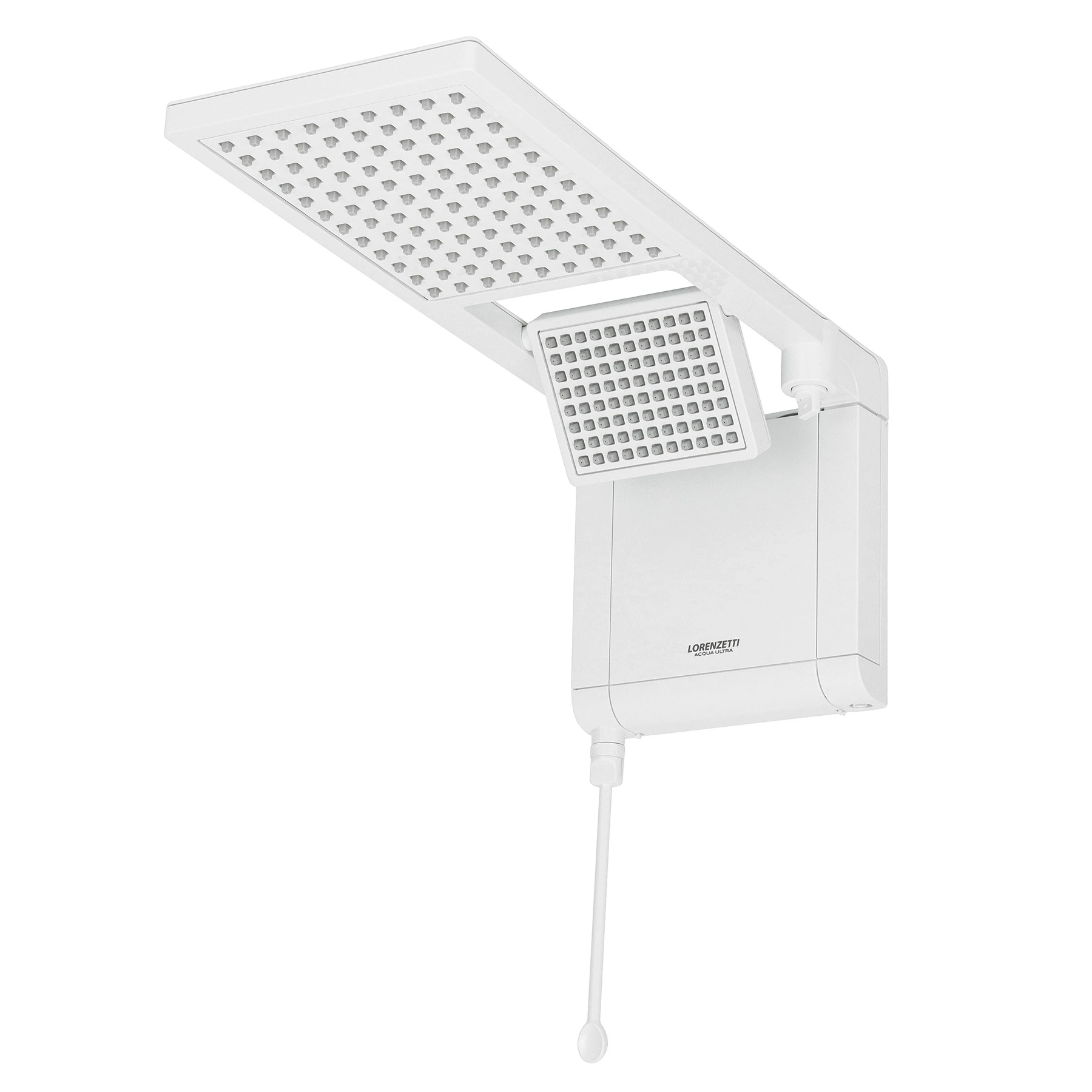 793045cfeb13e6e447c19440a8c2dfcd-1777127684.webp Chuveiro Elétrico Eletrônico 220V 6800w Branco Quadrado Acqua Duo Ultra Lorenzetti - Imagem 1