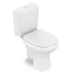 Kit Vaso Sanitário Com Caixa Acoplada Smart Clean Harpic E Assento Soft Close City Celite Preto