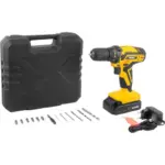Furadeira e Parafusadeira à Bateria 12V bivolt pfv 012 com Kit de Brocas e Bits vonder - Imagem 4