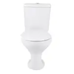 Kit Vaso Sanitário com Caixa Acoplada e Assento Branco Duplo Acionamento 3/6L Saída Vertical Saveiro Celite