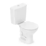 Kit Vaso Sanitário com Caixa Acoplada e Assento Branco Duplo Acionamento 3/6L Saída Vertical Saveiro Celite - Imagem 2
