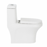 Kit Vaso Sanitário Monobloco com Assento Branco 3 e 6 litros Vittoria Luvia - Imagem 3